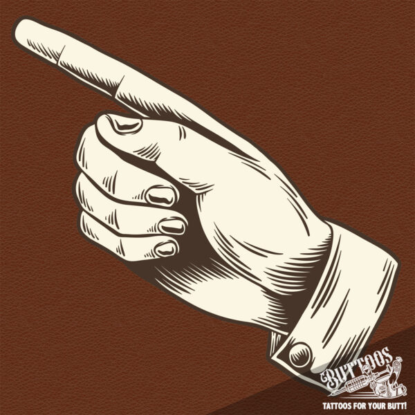 Cheeky - Retro Pointing Finger - Image 4